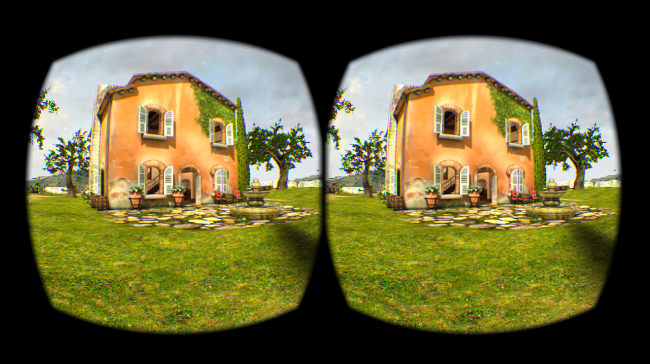 Stereo with distortion for Oculus