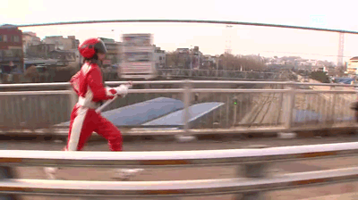 Power Ranger running